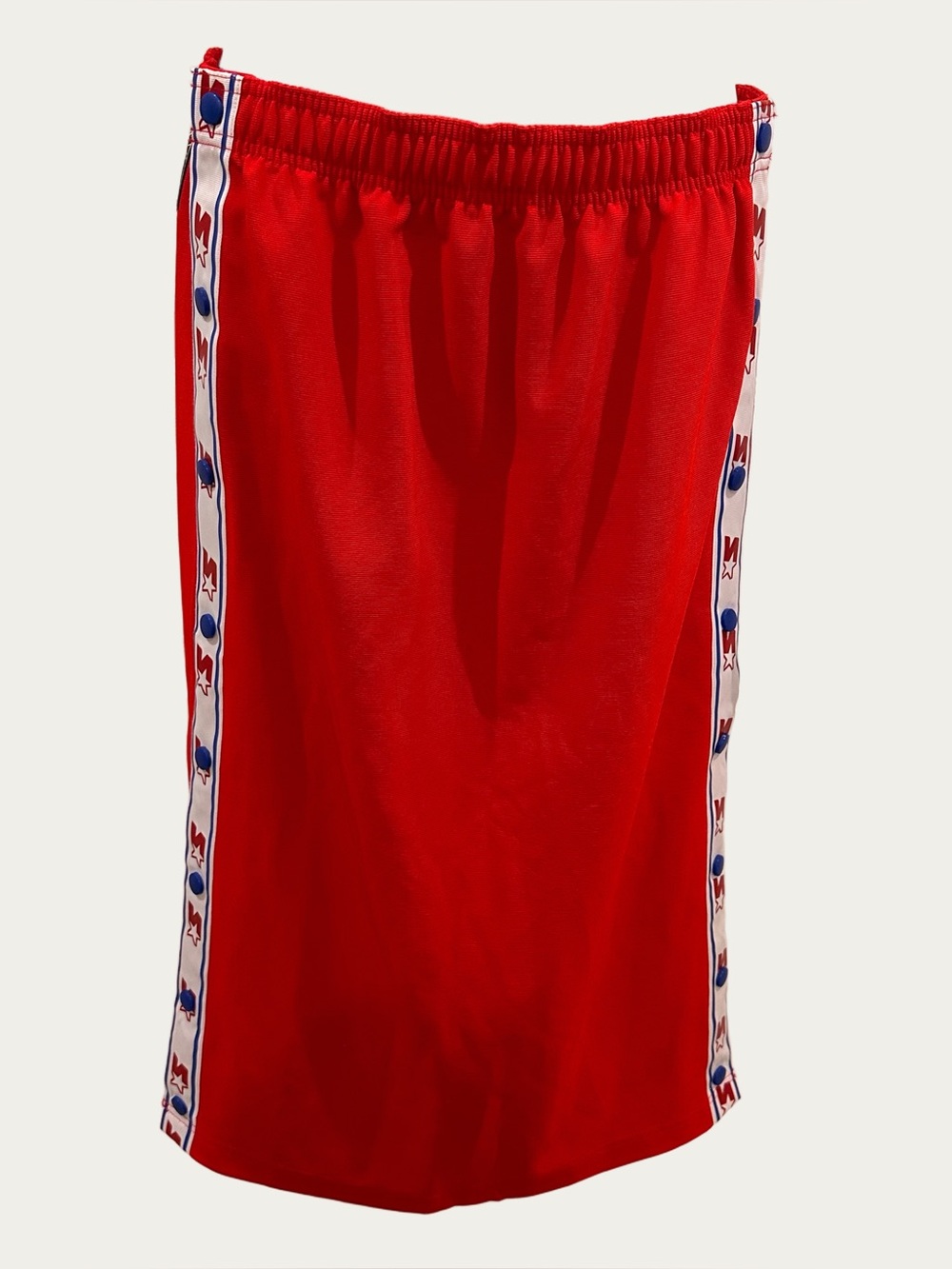 Starter Women’s Break Away Side Snap Button Up Red Skirt Black Label Sz Small